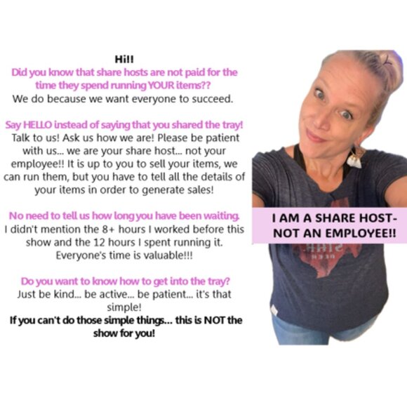 READ BEFORE SHARING TO TRAY!!! - Picture 1 of 1